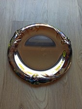 Oneida Silverware Amaryllis Round Plate Silberteller Servierteller 30cm