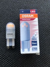 2x Osram LED PARATHOM PIN 20 G9 LED Strahler 1.8W 200lm 2700K Warmweiß Glühbirne