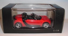 Dealer Modell 1/18 Smart Roadster Cabrio spice red OVP #4386