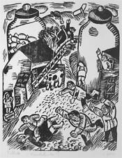 LOTHAR SELL - Nuschelpeter - Holzschnitt - 1977