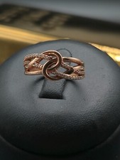 Ring Größe 48 / 585 Rotgold 14 Karat  Elegant Gold Goldring