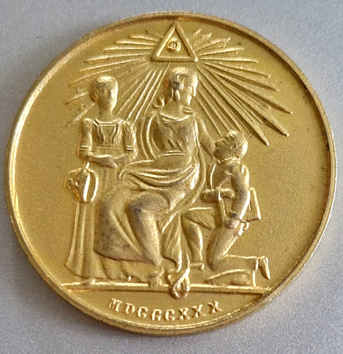 1830 freimaurer medaille - freimaurer,