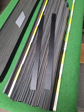 Lederriemen schwarz 38 x 3,5mm