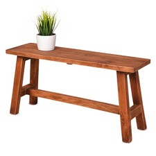 Mahagoni Sitzbank natur bis