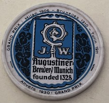 Augustiner Bräu München Reklame-Taschenspiegel,Brewery Munich,Grandprix 1930,VK?