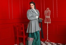 Viktorianischer Damenanzug