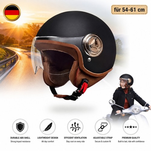 Unisex motorradhelm jethelm - unisex,