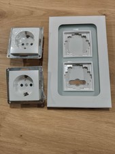 Glasrahmen 2er inkl. 2 Schuko-Steckdosen von Sonngie - neuwertig