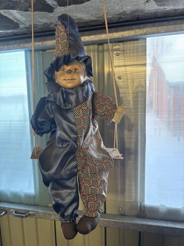 Vintage marionette clown - vintage,