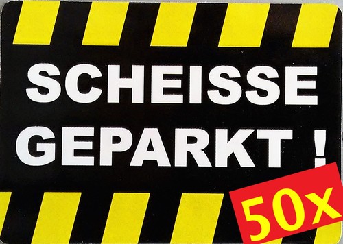 Falschparker aufkleber - 50,