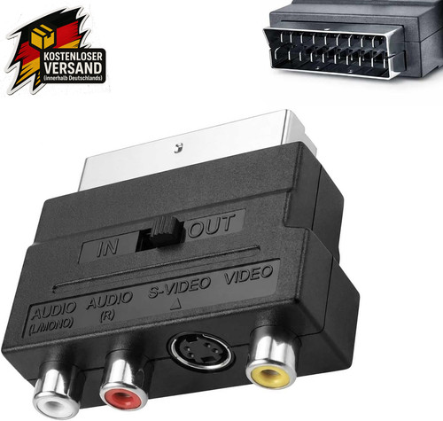 Adapter mit scart cinch - mit,