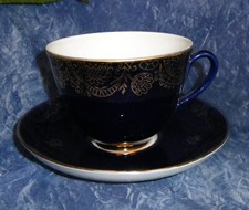 LOMONOSOV St. Petersburg - 1 Teegedeck USSR Kobaltblau