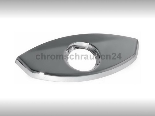 Chrom rosette verdeckdeckel - rosette,