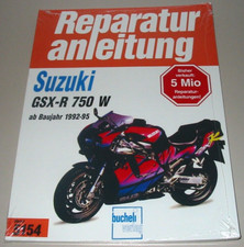 Reparaturanleitung Suzuki GSX-R 750 W ab Baujahr 1992 - 1995 Reparatur Buch NEU