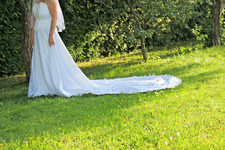 Brautkleid Miss Kelly Paris Gr. 36 (nicht gereinigt) Hochzeitskleid mit Schleppe