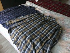 2 Herrenhemden von  Haupt langarm Gr. L 41/42 kariert Brusttasche 