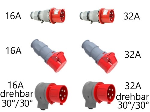 Cee 16a 32a - 400v, 6h