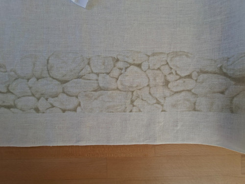 Leinenband mit steinkante - 1m,