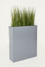 Pflanzkübel Raumteiler ELEMENTO Premium pulverb Stahlblech Grau B-WARE