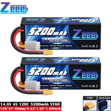2x Zeee 4S 14.8V 5200mAh Lipo