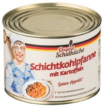 Original Schulküche - Schichtkohlpfanne mit Kartoffeln 500 g