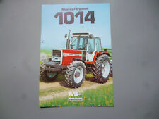 Massey-Ferguson 1014 Schlepper Orig. Prospekt 2 Seiten Linker Rand beschnitten
