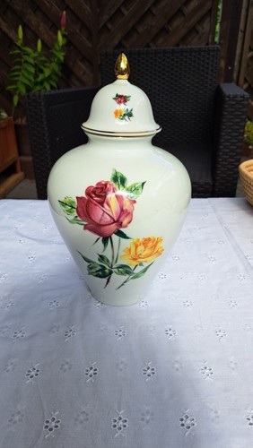 Deckelvase bavaria kpm - -,