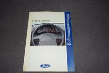 Betriebsanleitung Bedienungsanleitung Ford Probe II Typ T22 03/1996 sehr gut