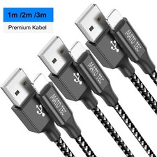 1m / 2m / 3m SCHNELL Ladekabel