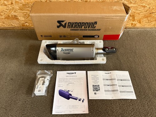 Akrapovic exhaust titanium