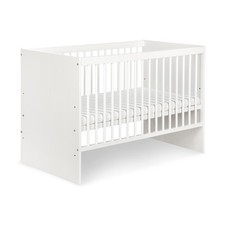 Babybett Weiß 120x60 3-fach