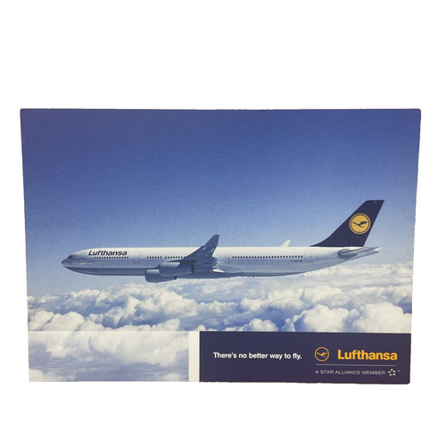 Postkarte flugzeug airline - postkarte,