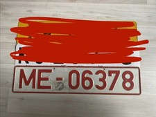 DIN Kennzeichen Nummernschild