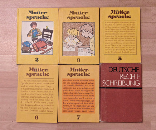 Muttersprache ddr schulbuch - muttersprache,, ddr,