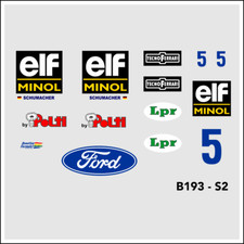 F1 Decal 1:18 Benetton B193  Set B - Patrese - Schumacher Formel 1 - 1993