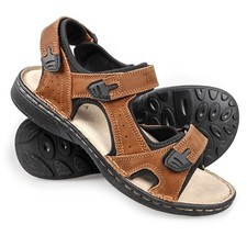 Sandalen Braun Leder Herren
