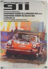 Plakat Poster Porsche 911 Sieg