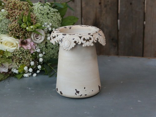 Chic antique vase blumenvase - vase,