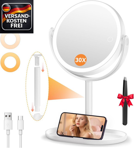 Kosmetikspiegel mit led - kosmetikspiegel,