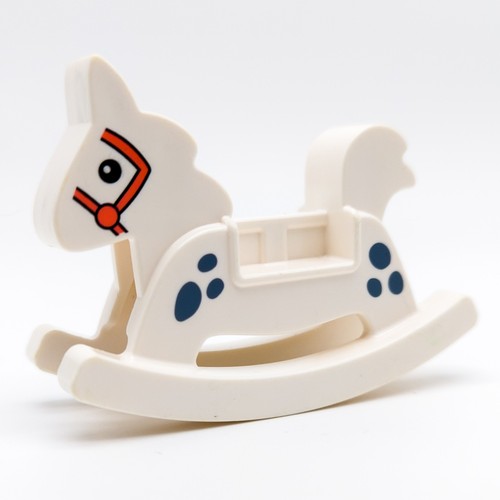 Lego duplo schaukelpferd weiß - schaukelpferd,