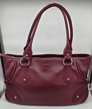 Goldpfeil Leder Tasche Shopper Rot Damentasche Gold Pfeil Schultertasche