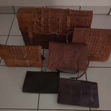 Vintage Krokodil, Leder