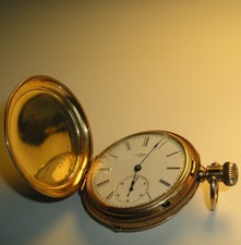 Elgin pocket watch usa double - elgin,