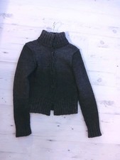 MARC O'POLO- PULOVER  Wolle Grüße S Kragen-Grau 