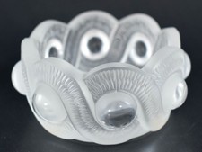 VINTAGE LALIQUE GAO SERPENTIN GLAS SCHALE SCHMUCKSCHALE um 1960