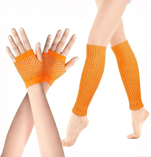 Elastische neon beinstulpen - elastische,