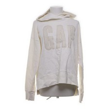 Gap, Kapuzenpullover, Größe: M, Weiß, Baumwolle/Polyester, Print, Damen #0pn