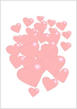 Briefpapier Hochzeit - DIN A4 - Papier für Einladungen - 20 Blatt - Motiv Nr. 02