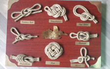 Knotentafel  25 x 35 cm  Lange Anna Helgoland