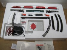 Arnold  Set DB Cargo Lok + 3 Wagen + Zubehör mit der OVP 0210 funktionstüchtig